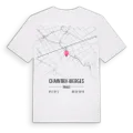 Chaintrix-Bierges karta t-shirt