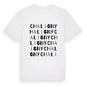 Chaligny ordlek t-shirt – ekologisk bomull t-shirt från Pinshirt