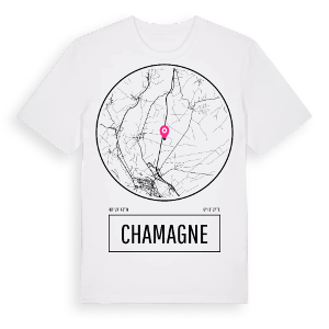 Chamagne t-shirt – ekologisk bomull t-shirt från Pinshirt