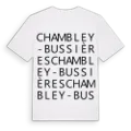Chambley-Bussières ordlek t-shirt