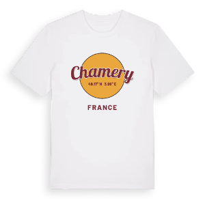 Chamery cirkel t-shirt – ekologisk bomull t-shirt från Pinshirt