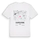 Champsevraine karta t-shirt