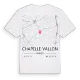 Chapelle-Vallon karta t-shirt