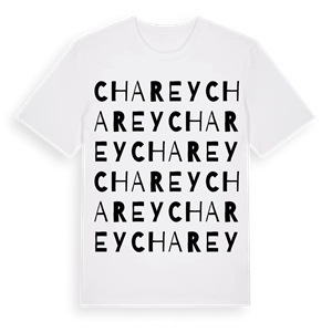 Charey ordlek t-shirt – ekologisk bomull t-shirt från Pinshirt
