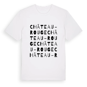 Château-Rouge ordlek t-shirt – ekologisk bomull t-shirt från Pinshirt