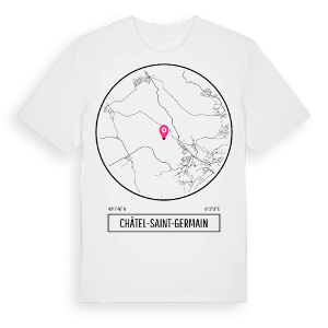 Châtel-Saint-Germain t-shirt – ekologisk bomull t-shirt från Pinshirt