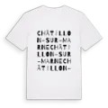 Châtillon-sur-Marne ordlek t-shirt