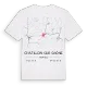 Châtillon-sur-Saône karta t-shirt