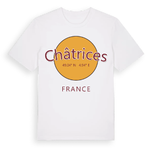 Châtrices cirkel t-shirt – ekologisk bomull t-shirt från Pinshirt