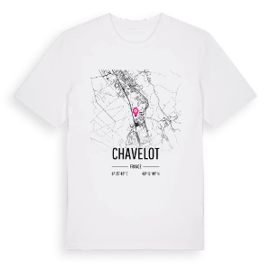 Chavelot karta t-shirt – ekologisk bomull t-shirt från Pinshirt