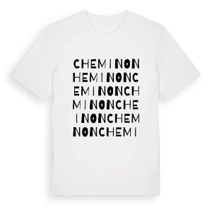 Cheminon ordlek t-shirt – ekologisk bomull t-shirt från Pinshirt