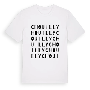 Chouilly ordlek t-shirt – ekologisk bomull t-shirt från Pinshirt