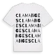 Clamanges ordlek t-shirt