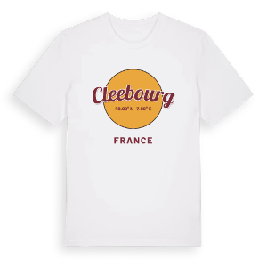 Cleebourg cirkel t-shirt – ekologisk bomull t-shirt från Pinshirt
