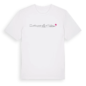 Colmier-le-Bas hjärta t-shirt – ekologisk bomull t-shirt från Pinshirt
