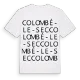 Colombé-le-Sec ordlek t-shirt
