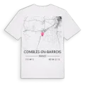 Combles-en-Barrois karta t-shirt