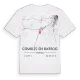 Combles-en-Barrois karta t-shirt