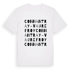 Connantray-Vaurefroy ordlek t-shirt – ekologisk bomull t-shirt från Pinshirt