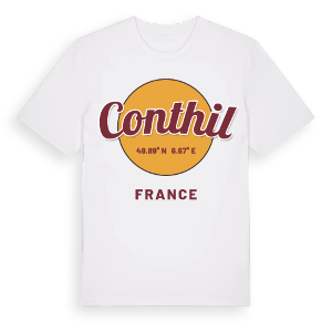 Conthil cirkel t-shirt – ekologisk bomull t-shirt från Pinshirt