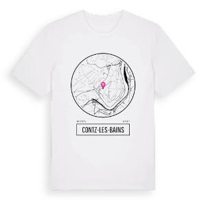 Contz-les-Bains t-shirt – ekologisk bomull t-shirt från Pinshirt