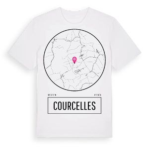 Courcelles t-shirt – ekologisk bomull t-shirt från Pinshirt