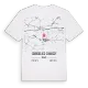 Courcelles-Chaussy karta t-shirt