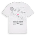 Courcelles-Sapicourt karta t-shirt