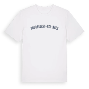 Courcelles-sur-Aire college t-shirt – ekologisk bomull t-shirt från Pinshirt