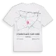 Courcelles-sur-Aire karta t-shirt