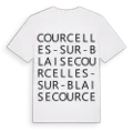 Courcelles-sur-Blaise ordlek t-shirt