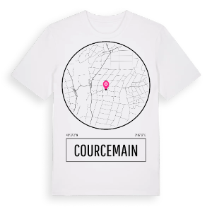 Courcemain t-shirt – ekologisk bomull t-shirt från Pinshirt