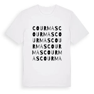 Courmas ordlek t-shirt – ekologisk bomull t-shirt från Pinshirt