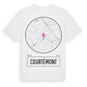 Courtémont t-shirt – ekologisk bomull t-shirt från Pinshirt