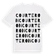 Courteron ordlek t-shirt