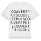 Couvertpuis ordlek t-shirt