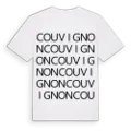 Couvignon ordlek t-shirt