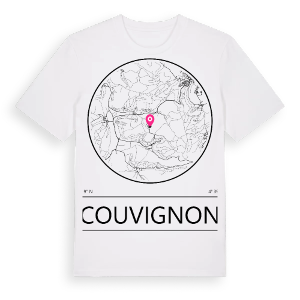Couvignon t-shirt – ekologisk bomull t-shirt från Pinshirt