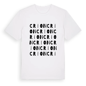 Crion ordlek t-shirt – ekologisk bomull t-shirt från Pinshirt