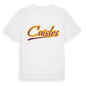 Cuisles baseball t-shirt – ekologisk bomull t-shirt från Pinshirt