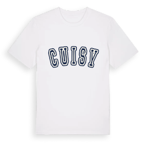 Cuisy college t-shirt – ekologisk bomull t-shirt från Pinshirt
