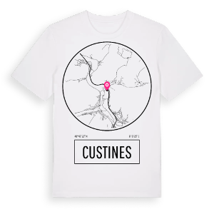 Custines t-shirt – ekologisk bomull t-shirt från Pinshirt