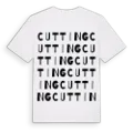 Cutting ordlek t-shirt