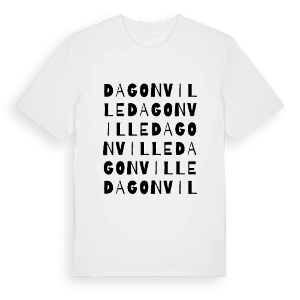 Dagonville ordlek t-shirt – ekologisk bomull t-shirt från Pinshirt