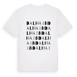 Dalhain ordlek t-shirt – ekologisk bomull t-shirt från Pinshirt