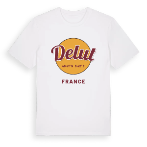 Delut cirkel t-shirt – ekologisk bomull t-shirt från Pinshirt