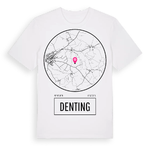 Denting t-shirt – ekologisk bomull t-shirt från Pinshirt