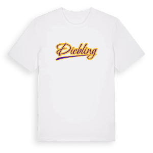 Diebling baseball t-shirt – ekologisk bomull t-shirt från Pinshirt