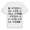 Diffembach-lès-Hellimer ordlek t-shirt