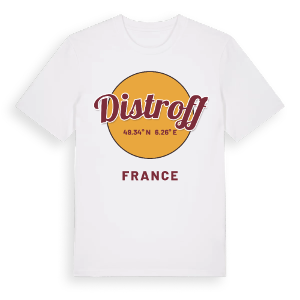 Distroff cirkel t-shirt – ekologisk bomull t-shirt från Pinshirt